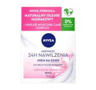 Kremy do twarzy - Nivea 24H Nawilżenia Krem na dzień odżywczy-cera sucha i wrażliwa 50ml SO_111350 - miniaturka - grafika 1