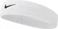 Ozdoby do włosów - Nike Opaska Frotka na głowę czoło NIKE Headbeand Biała - miniaturka - grafika 1