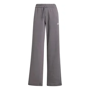 adidas Kobiety ESSENTIALS SMALL LOGO FEEL COZY OPEN HEM PANTS, grey strata/white, XL - Spodnie rowerowe - miniaturka - grafika 1