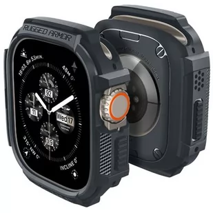 Etui SPIGEN Rugged Armor do Apple Watch Ultra 1/2 (46mm) Grafitowy - Akcesoria do smartwatchy - miniaturka - grafika 1