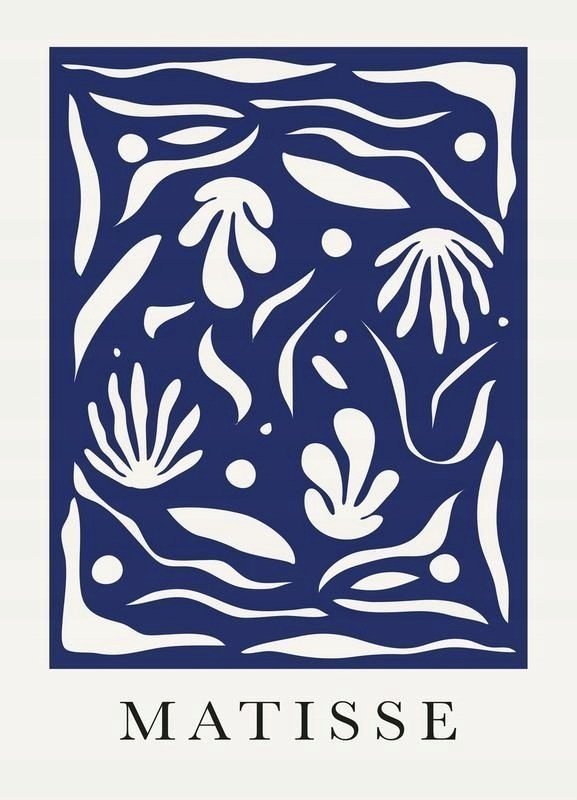 PODKŁADKA POD MYSZ Z Nadruk 22x18cm Henri Matisse Vintage ART Tekst Prezent
