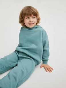 Reserved - Dzianinowy komplet - turkusowy - Bluzy dla chłopców - miniaturka - grafika 1