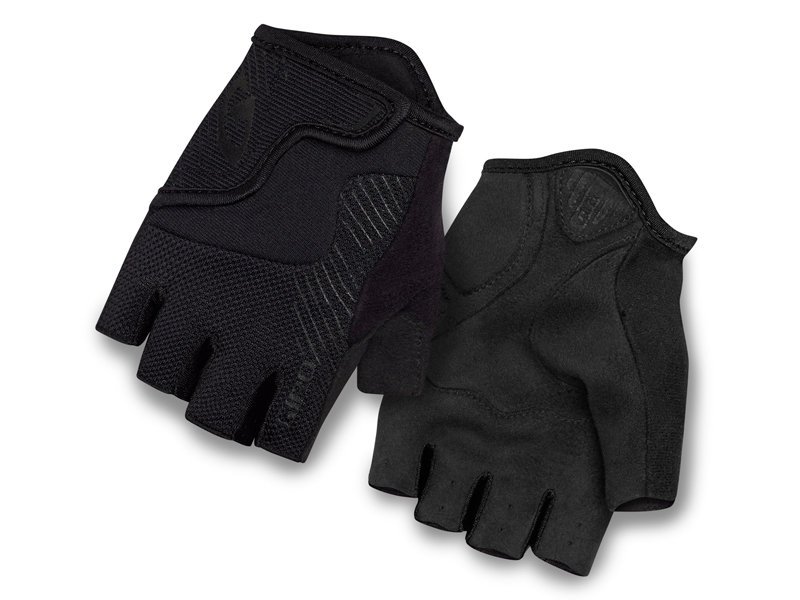 Giro, Rękawiczki kolarskie juniorskie, Bravo JR mono black, czarny, rozmiar M