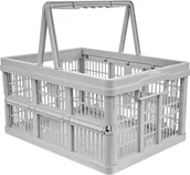 Pudła i pojemniki do przechowywania - KEEEPER - Kosz składany na zakupy - EMMA - Nordic Grey - 18,5 L - miniaturka - grafika 1