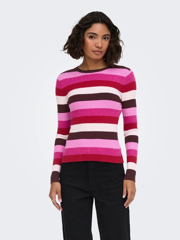 ONLY Sweter w kolorze różowym