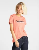 Koszulki i topy damskie - Damska koszulka t-shirt Lee CREW NECK TEE S - miniaturka - grafika 1