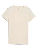 Koszulki i topy damskie - Puma Koszulka w kolorze beżowym - miniaturka - grafika 1