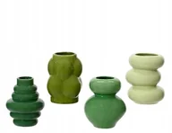 Wazony i flakony - Wazon porcelanowy dekoracyjny 12x9,5x9,5 cm - miniaturka - grafika 1