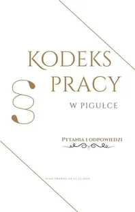 Kodeks pracy w pigułce. Pytania i odpowiedzi - E-booki - prawo - miniaturka - grafika 1