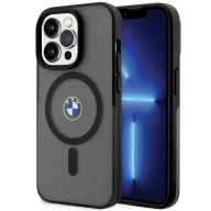 Etui i futerały do telefonów - Etui BMW IML Signature MagSafe do iPhone 15 Pro - czarne - miniaturka - grafika 1