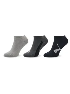Puma Zestaw 3 par niskich skarpet unisex 907960 01 Kolorowy - Skarpetki dla dzieci - miniaturka - grafika 1