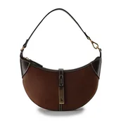 Torebki damskie - POLO RALPH LAUREN Polo ID Torba na ramię Skórzany 26 cm brązowy - miniaturka - grafika 1