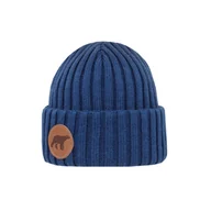 Czapki i chusty sportowe męskie - Czapka z wełny merino SuperYellow Björn - granatowy - miniaturka - grafika 1