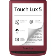 Czytniki ebooków - PocketBook 628 Touch Lux 5 Czerwony - miniaturka - grafika 1