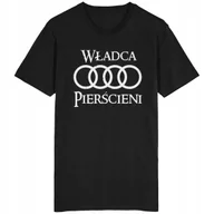 Koszulki męskie - Koszulka Władca Pierścieni Audi - Motoryzacyjna czarna 3XL Gildan, Okrągły dekolt, Uniseksowych, Nowa, nadruk, bawełna - miniaturka - grafika 1
