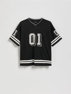 Reserved - T-shirt z nadrukiem - czarny - Koszulki dla chłopców - miniaturka - grafika 1