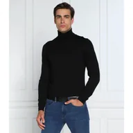 Swetry męskie - BOSS Wełniany golf Musso-P | Slim Fit - miniaturka - grafika 1