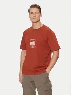 Jack&Jones T-Shirt Boston 12273400 Brązowy Relaxed Fit - Koszulki męskie - miniaturka - grafika 1