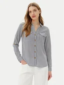 Koszule damskie - Vero Moda Koszula Bumpy 10275283 Granatowy Regular Fit - miniaturka - grafika 1