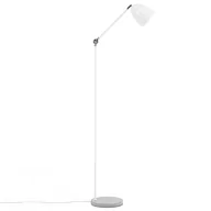 Lampy stojące - Beliani Lampa stojąca biała 165 cm CHANZA - miniaturka - grafika 1