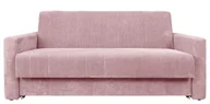 Sofy i kanapy - Sofa PREMIUM DOMO XXL Kanapa Amerykanka Różowa 4-osobowa Meble Zaha, funkcja spania i pojemnik - miniaturka - grafika 1