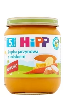 HiPP Zupka jarzynowa z indykiem Bio 190 g - Dania dla dzieci - miniaturka - grafika 3