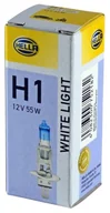 Żarówki samochodowe - HELLA ŻARÓWKA H1 55W 12V HELLA 8GH223498111 H1 WHITE LIGHT 8GH 223 498-111 - miniaturka - grafika 1