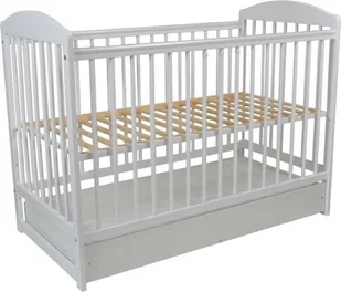 Tomi Łóżeczko Drewniane Tomi XV z Szufladą Tapczanik Szary - Łóżeczka i kojce - miniaturka - grafika 1