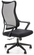 Fotele i krzesła biurowe - Halmar Fotel do biura ergonomiczny LORETO - czarny - miniaturka - grafika 1