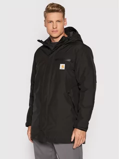 Kurtki męskie - Carhartt WIP Parka Gore Tex I028242 Czarny Regular Fit - grafika 1