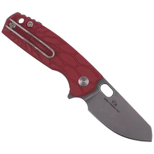 Nóż składany Fox Baby Core FRN Red, Stonewashed N690 by Jesper Voxnaes (FX-608 R) - Noże - miniaturka - grafika 3