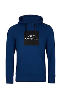 Bluzy męskie - Hoody O'Neill O'Neill Męska bluza z kapturem Cube z kapturem bluza rekreacyjna i sportowa koszulka niebieski Darkwater Blue Option B xxl 1P1435 - grafika 1