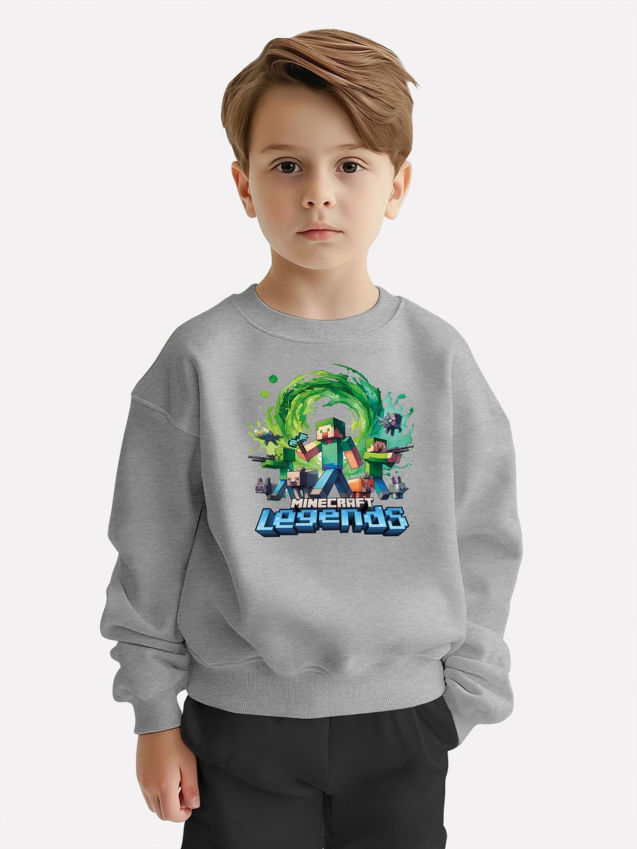 BLUZA DZIECIĘCA MINECRAFT LEGENDS 146-152 MŁODZIEŻOWA WZORY PREZENT JAKOŚĆ