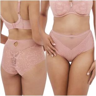 Majtki ALLES NUDE ROSE z wysokim stanem Róż - Rozmiar 44 - Majtki damskie - miniaturka - grafika 1