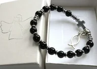 Biżuteria religijna - Różaniec na rękę - pamiątka Komunii Św., Bierzmowania 8774 - miniaturka - grafika 1