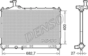 Chłodnica, układ chłodzenia silnika Denso DRM45042 - Układ chłodzenia - akcesoria - miniaturka - grafika 1