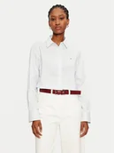 Koszule damskie - Tommy Hilfiger Koszula WW0WW44084 Błękitny Regular Fit - miniaturka - grafika 1