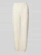 Spodnie damskie - Spodnie dresowe o kroju relaxed fit z elastycznym pasem model ‘SIFFY’ - miniaturka - grafika 1
