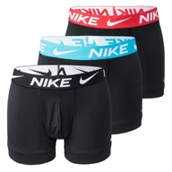 Majtki męskie - Męskie Bokserki NIKE TRUNK 3PK 0000KE11565I7 – Czarny - miniaturka - grafika 1