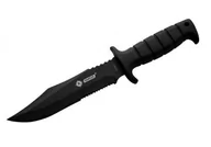 Noże - Taktyczny Nóż Survivalowy Kandar, Czarny + Pokrowiec do Pasa... - miniaturka - grafika 1