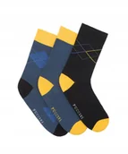 Skarpetki męskie - Skarpety Męskie Skarpetki Bawełniane 3 pary 39-42 PUCCINI SKS22325-3942 - miniaturka - grafika 1