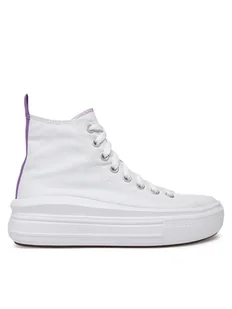 Converse Trampki CHUCK TAYLOR ALL STAR MOVE PLATFORM A03667C Biały - Buty dla dziewczynek - miniaturka - grafika 1