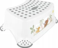 Krzesełka i taborety dla dzieci - Podest antypoślizgowy tomek Lion King biały - miniaturka - grafika 1