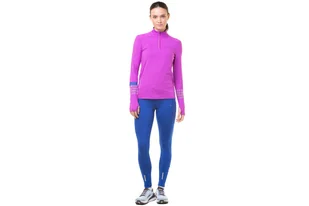 RONHILL Bluza biegowa damska AFTERHOURS 1/2 ZIP thistle/cobalt - Bluzy sportowe damskie - miniaturka - grafika 8