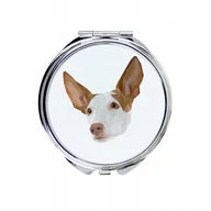 Lusterka do makijażu - Podenco z Ibizy Lusterko Pies geometryczny - miniaturka - grafika 1