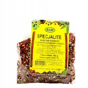 Suszone pomidory z czosnkiem niedźwiedzim i czarnu Rami - Przyprawy i zioła sypkie - miniaturka - grafika 1