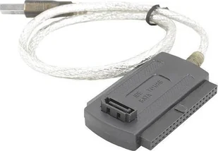 Adapter USB PRZEJŚCIE KONWERTER Z SATA IDE NA USB + ZASILACZ - Adaptery i przejściówki - miniaturka - grafika 1