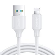 Kable USB - Joyroom kabel do ładowania / transmisji danych USB - Lightning 2.4A 1m biały S-UL012A9 - miniaturka - grafika 1