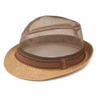 Czapki męskie - KAPELUSZ Alessio MĘSKI damski PLECIONY lato HAWANA letni PANAMA - miniaturka - grafika 1