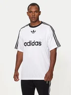 Koszulki męskie - adidas T-Shirt adicolor IM9459 Biały Loose Fit - miniaturka - grafika 1